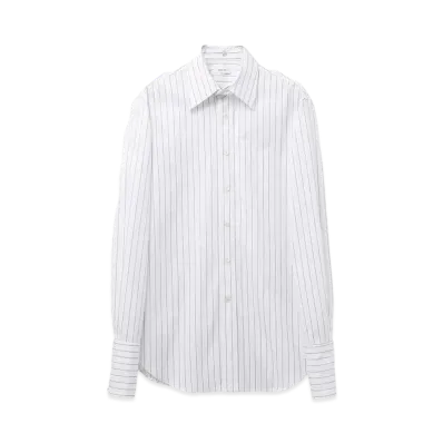 Alexander McQUEEN Wide Stripe Shirt "White"