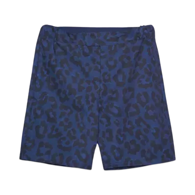 BUENA VISTA Leopard half pants "NAVY"