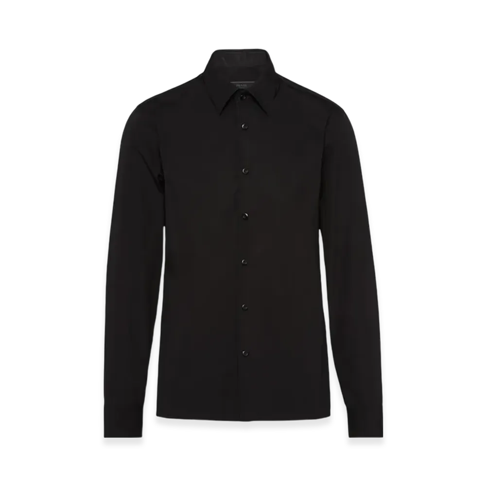 PRADA Cotton Shirt "Black"