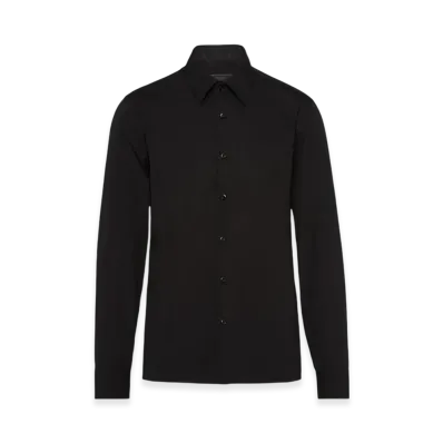 PRADA Cotton Shirt "Black"
