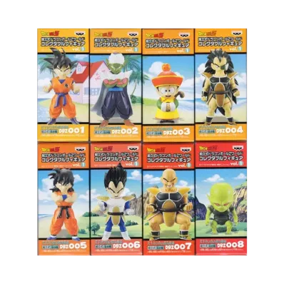 Banpresto Assembly Dragon Ball Z World Collectable Figure Vol.1 Super Decisive Battle Of The World Division Complete 8 Piece Set