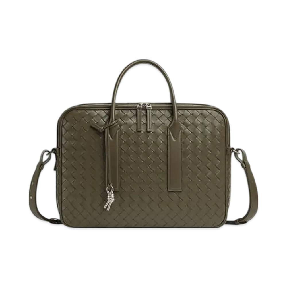 Bottega Veneta Getaway Briefcase "Cypress"