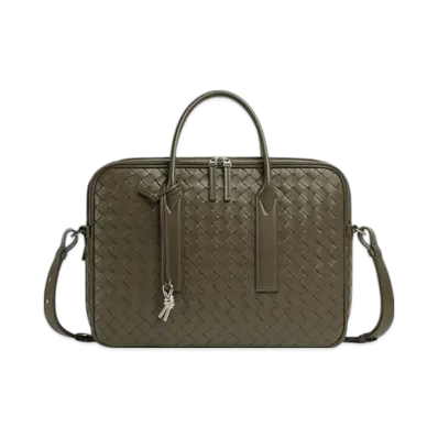 Bottega Veneta Getaway Briefcase "Cypress"