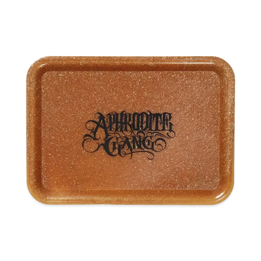 APHRODITEGANG Classic Logo Rolling Tray "Brown"