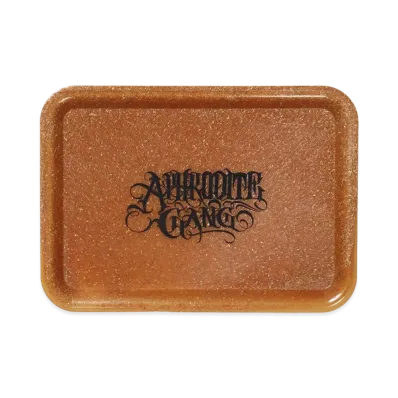 APHRODITEGANG Classic Logo Rolling Tray "Brown"