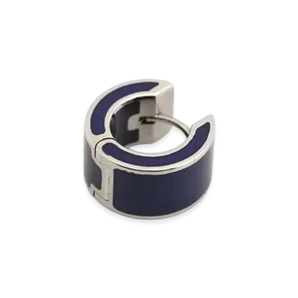 Maison Margiela Enamelled Uniform Band Ring "Blue"