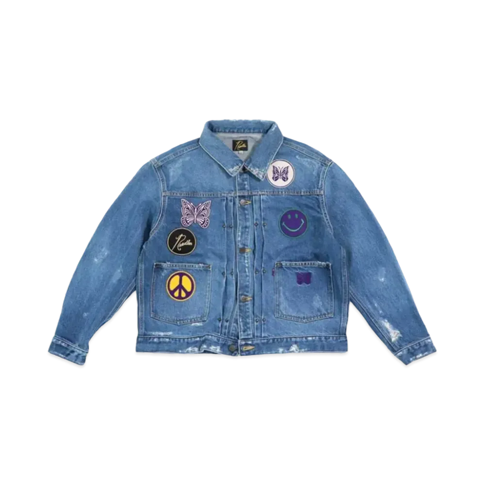 Needles Assorted Patches Jean Jacket 13oz C/L Denim