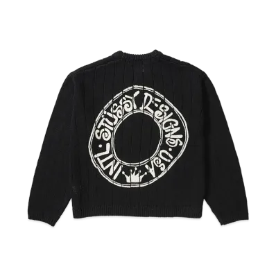 Stussy Buana Logo Sweater "Black"