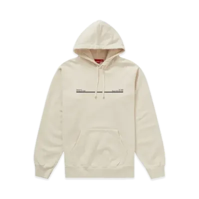 Supreme Shop Hooded Sweatshirt Brooklyn "Natural"