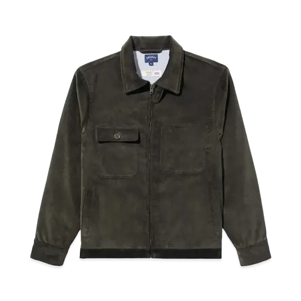 Noah Corduroy Work Jacket "Dark Olive"