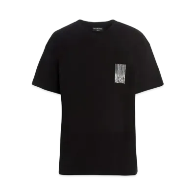 BALENCIAGA Barcode T-shirt "Black"