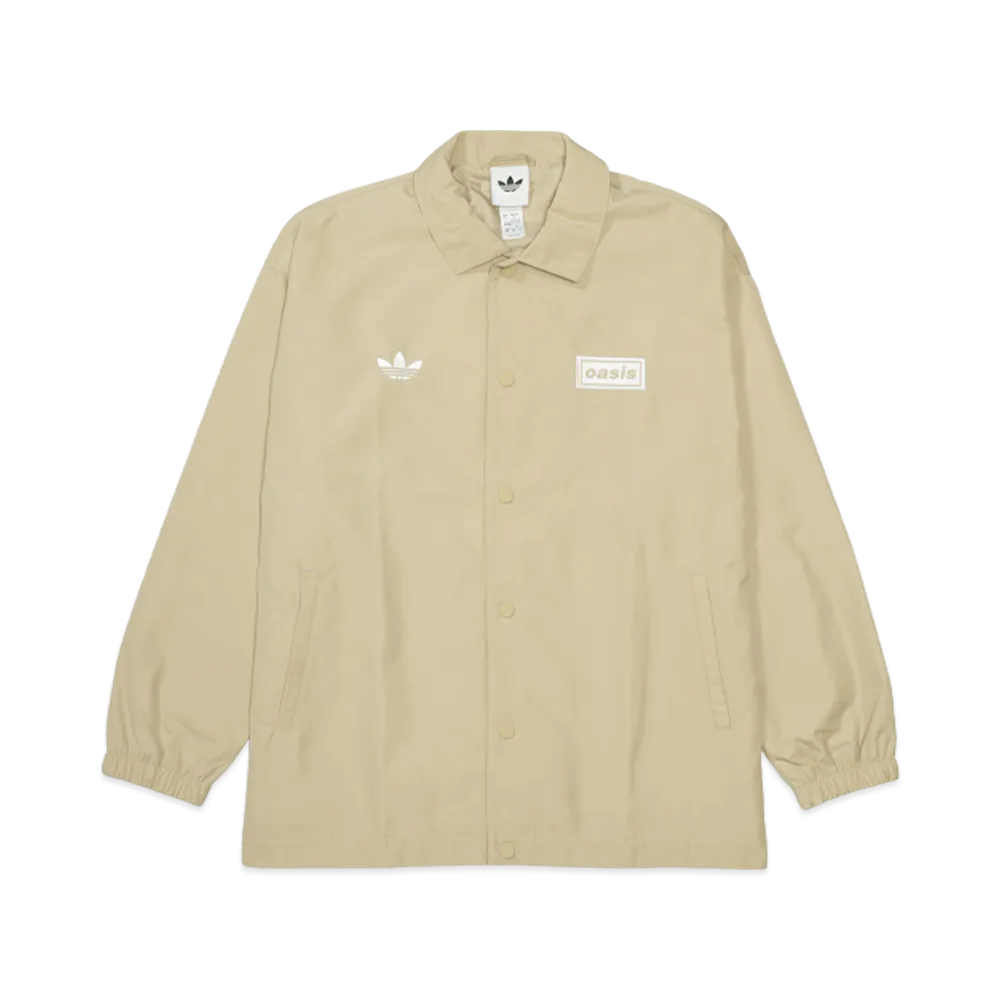 adidas x Oasis Tour Coach Jacket "Stone Khaki"