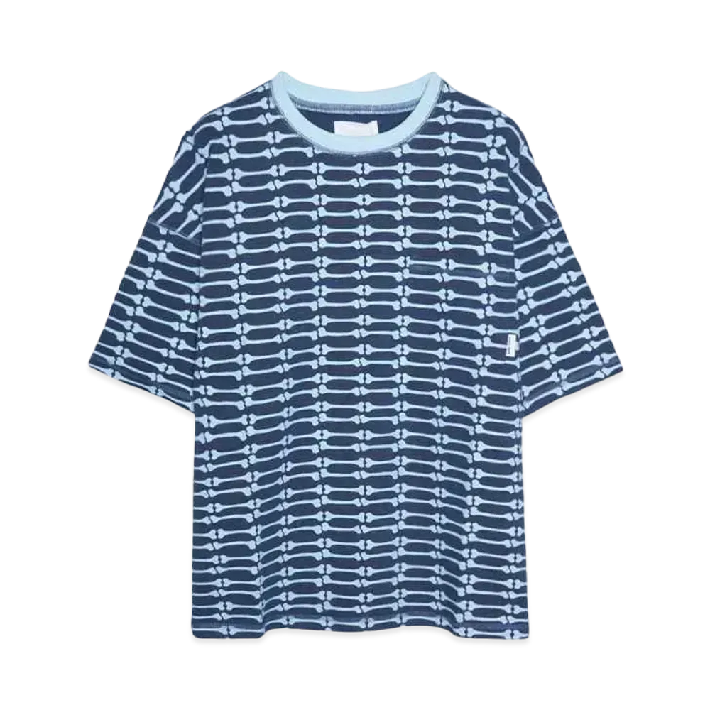 Student Apathy border tee "Navy"