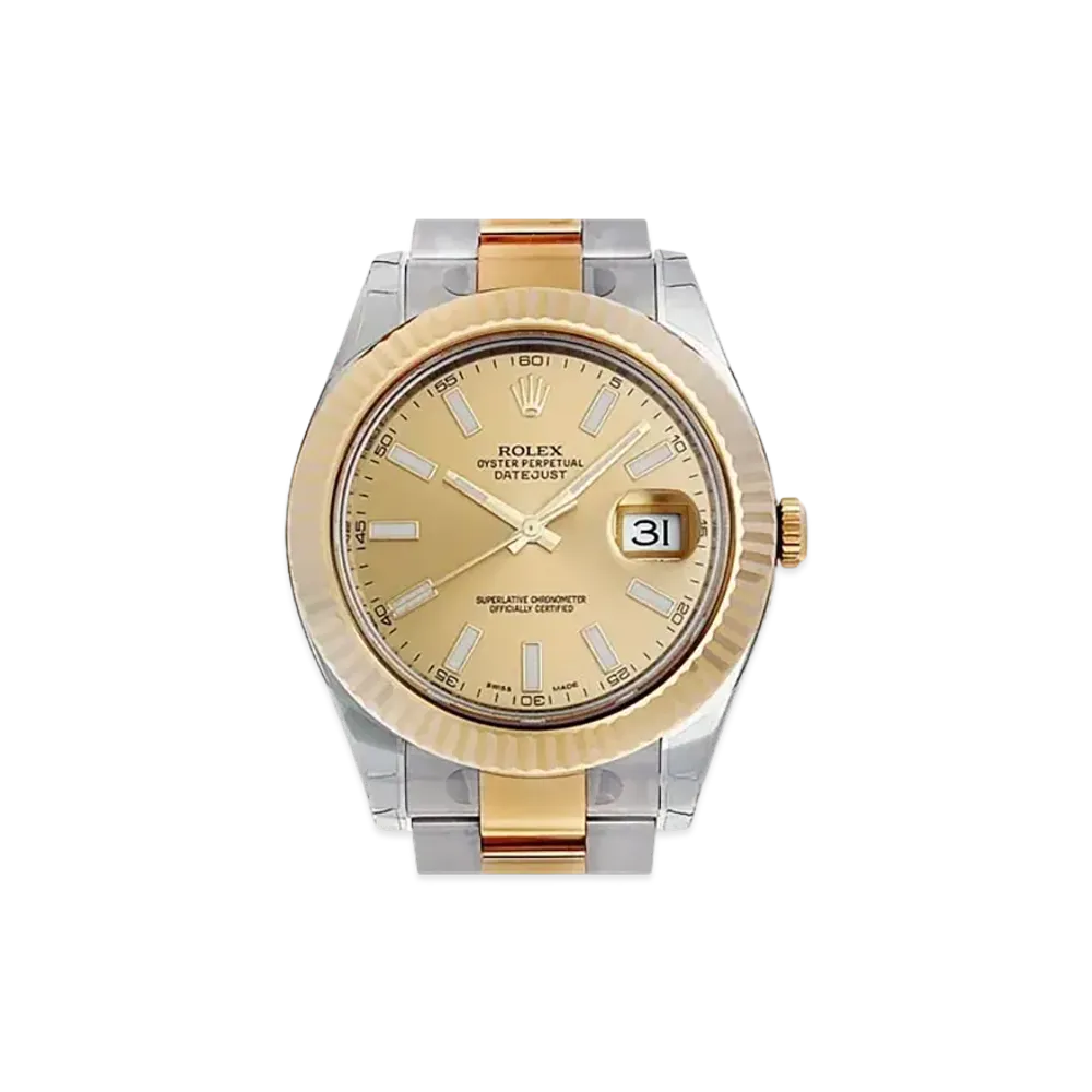 ROLEX Datejust II "Champagne/Stainless Steel/Yellow Gold"