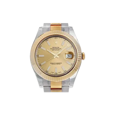 ROLEX Datejust II "Champagne/Stainless Steel/Yellow Gold"