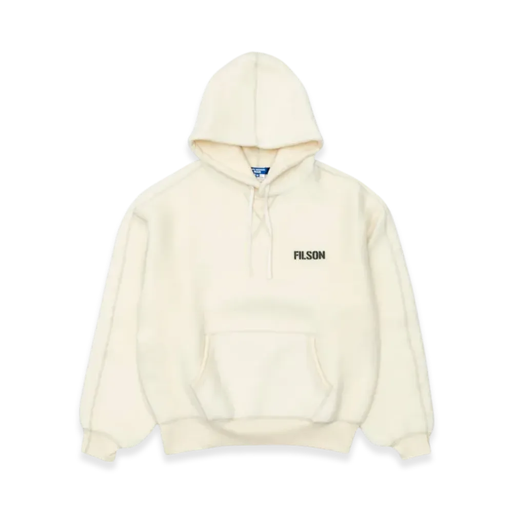 JUNYA WATANABE MAN Wool Nylon Raised Jersey Filson W Name "Off White"