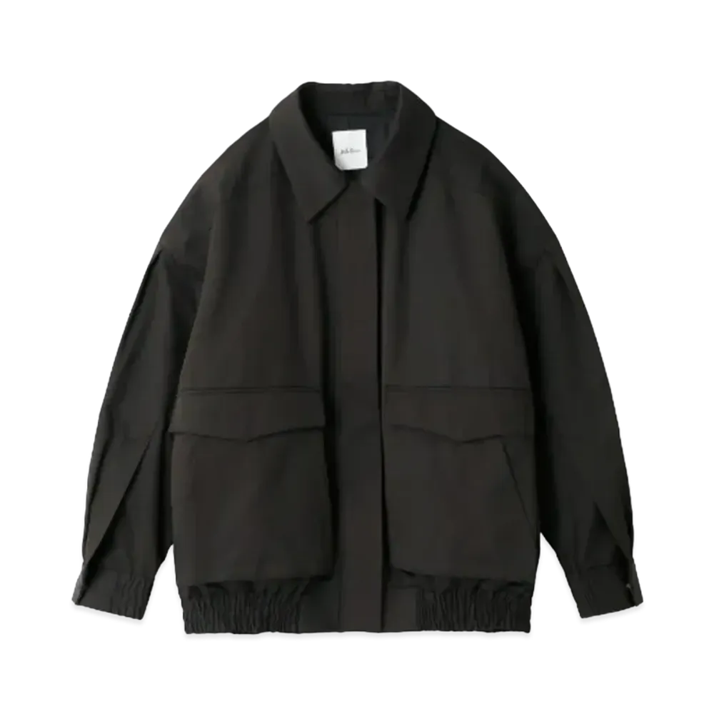 Mila Owen Sleeve Volume Swing Blouson "ChacoalGray"