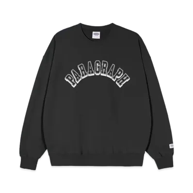 Paragraph 3D Typo Logo Crew "Charcoal"