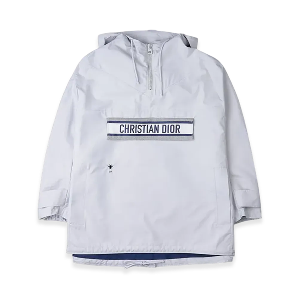 Dior Women's Half Zip Hooded Anorak "White"