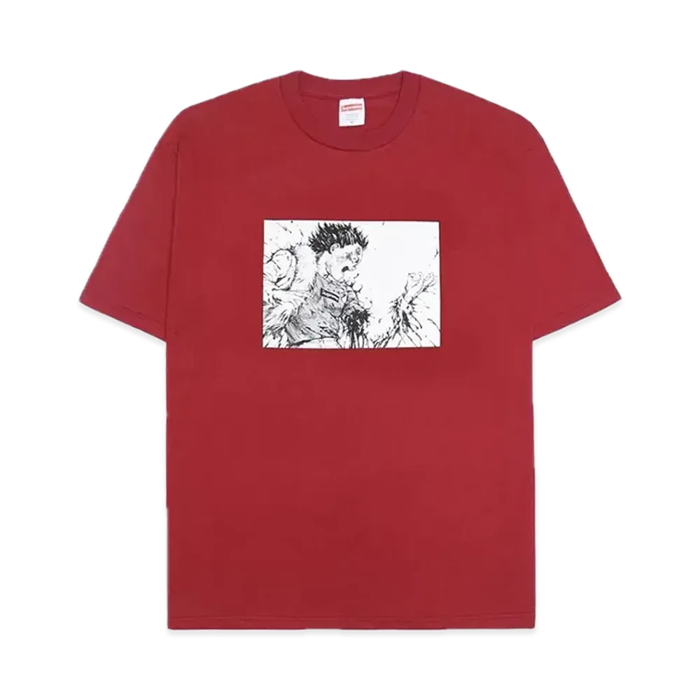 シュプリーム x アキラ アーム Tシャツ "バーガンディ"