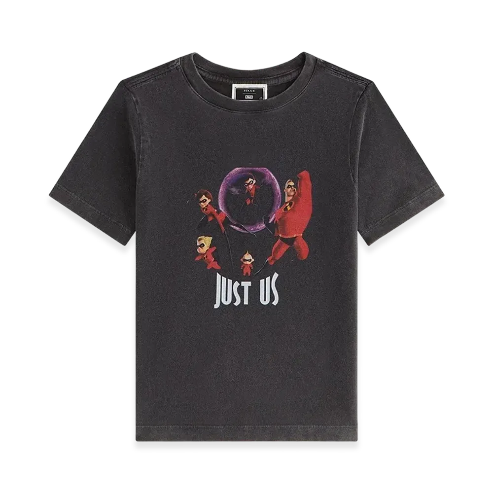 Kith x Disney Pixar Kids The Incredibles Just Us Vintage Tee "Black"