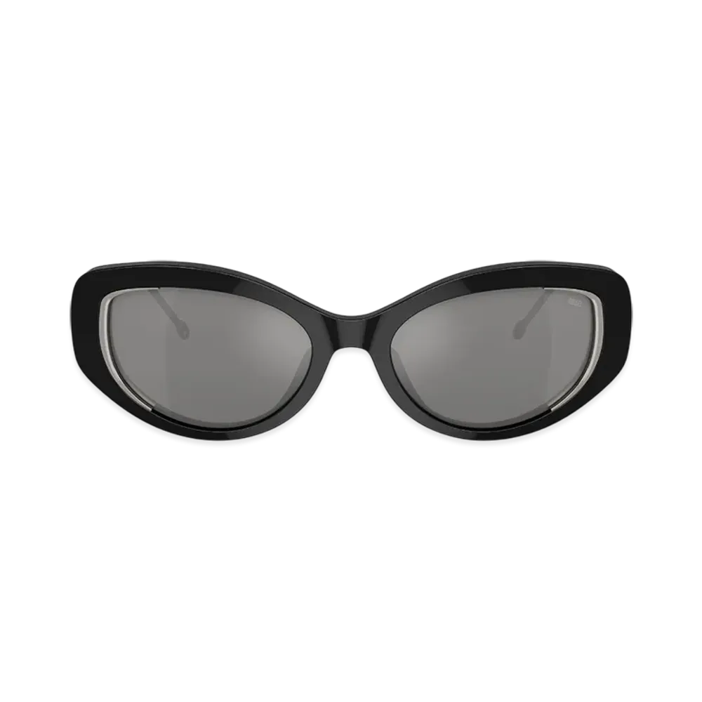 Diesel 0Dl2001 Size 54 Sunglasses "Black Flash Mirror"
