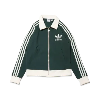 adidas Premium Originals Crepe Track Top "Mineral Green/Off White"
