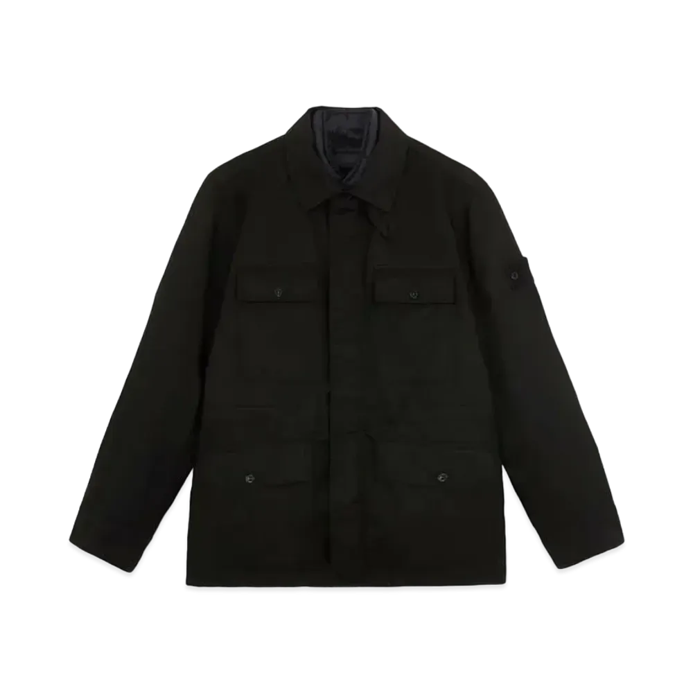 Stone Island 451F2 Performance Twill Wool-TC_Stone Island Ghost "Black"