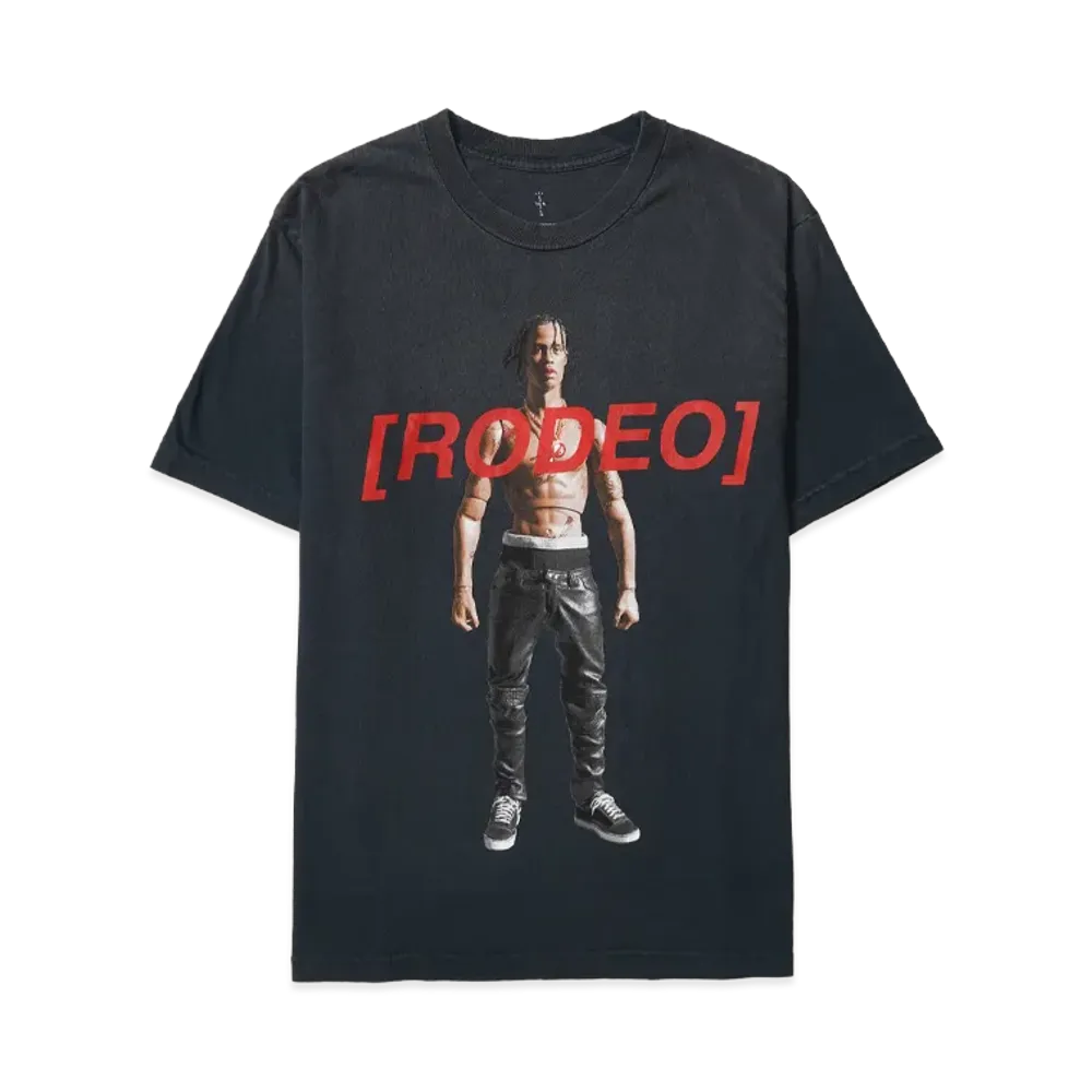 Travis Scott Cactus Jack x RODEO 10 Years Action Figure Tee "Navy"