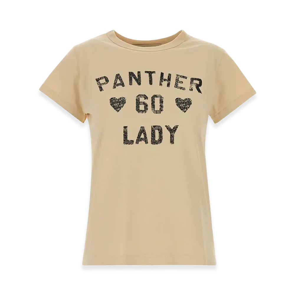 Valentino Women's Cotton T-Shirt "Cream/Yellow"