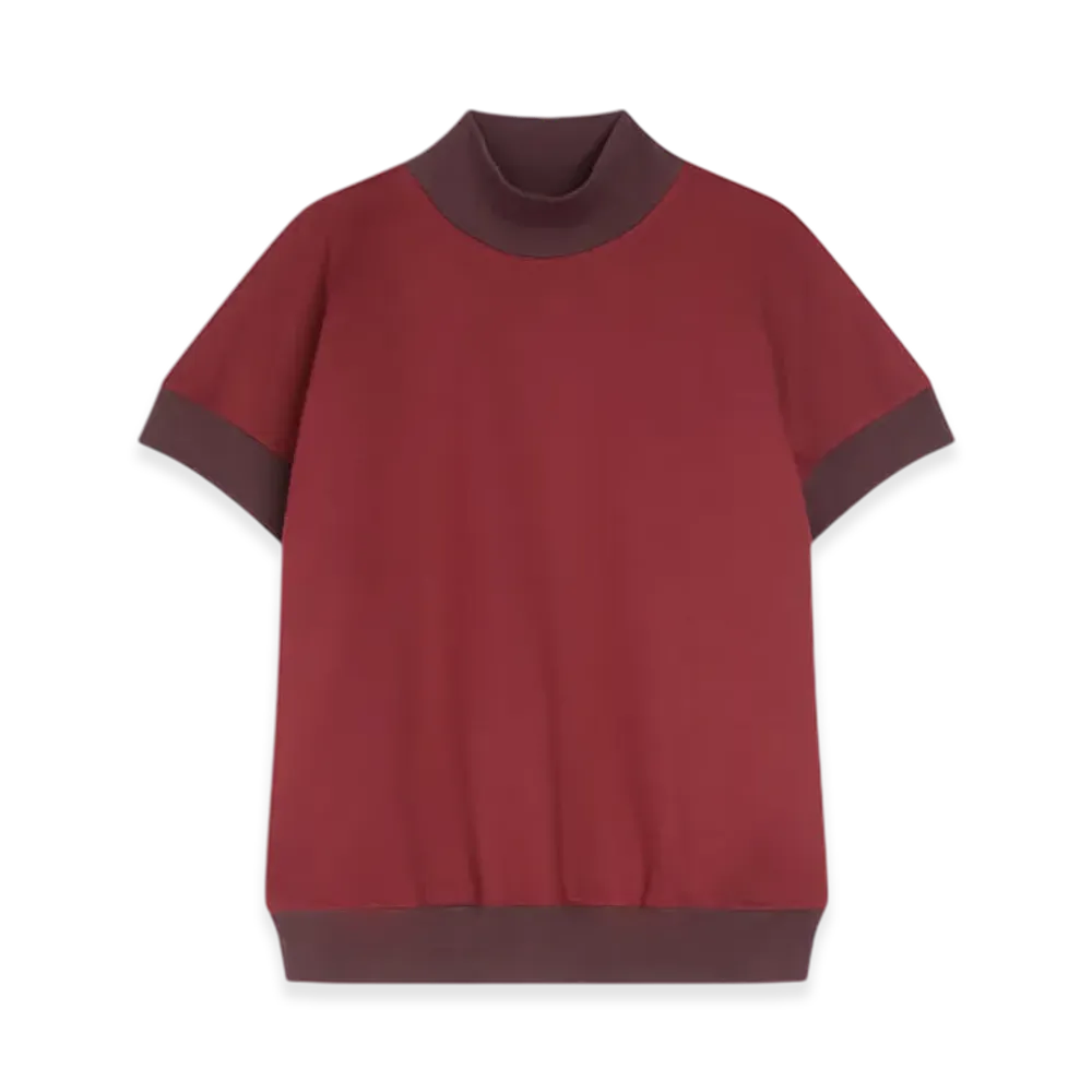 DRIES VAN NOTEN Women's Short Sleeved Sweatshirt "Ruby"