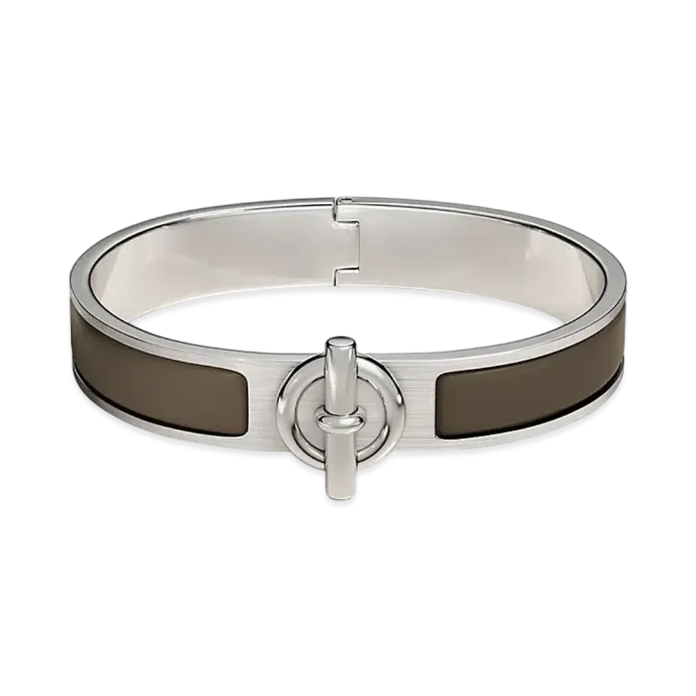 Hermes Clic Glenan Bracelet "Etain Mat/Palladium"