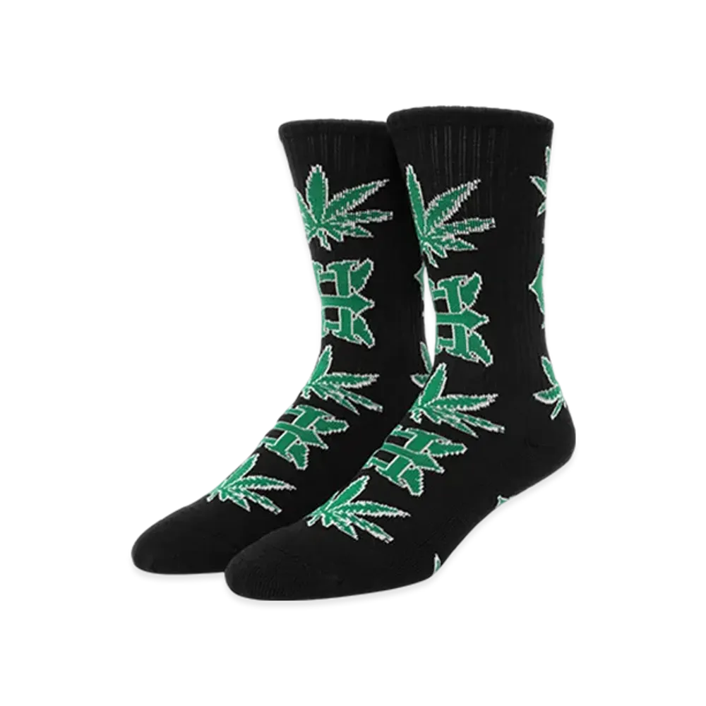 HUF x Evisen Skateboards Logo Socks "Black"