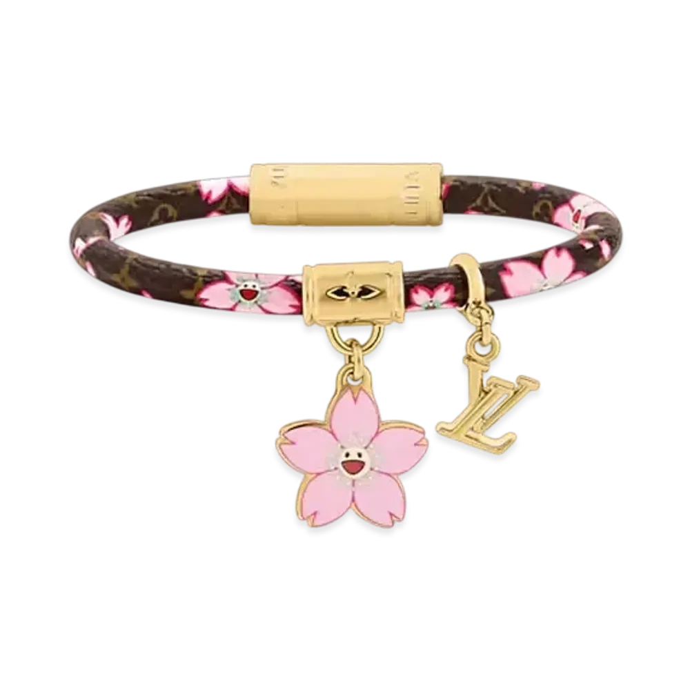 Louis Vuitton x Takashi Murakami Cherry Blossom Bracelet "Sakura Brown"