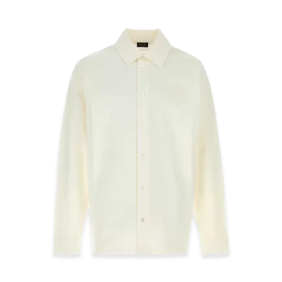 GUCCI Stretch Piquet Shirt "White"