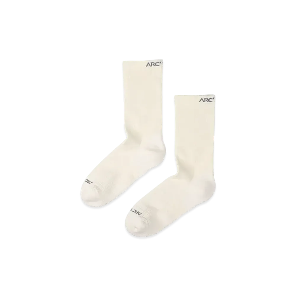ARC'TERYX Merino Wool Mid Sock "White"