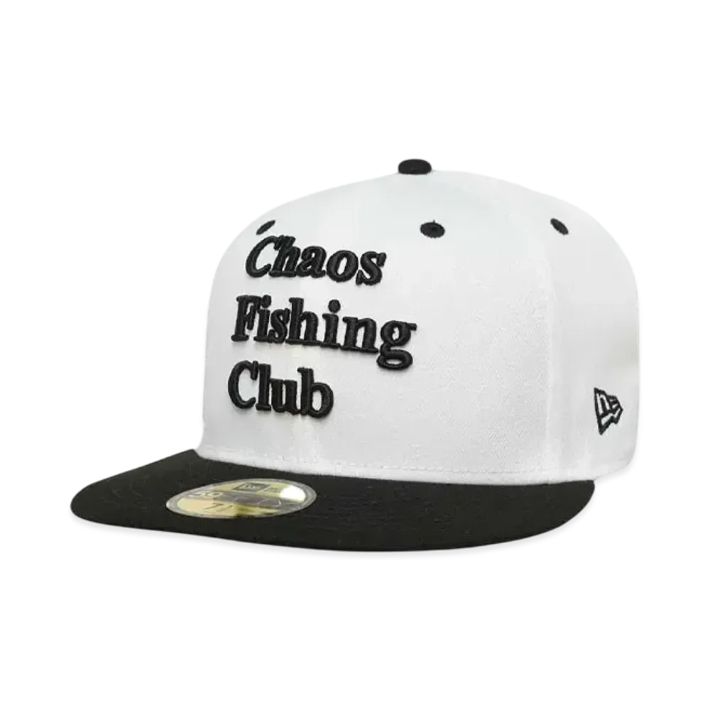 NEW ERA x Chaos Fishing Club LOGO CAP "WHITExBLACK"