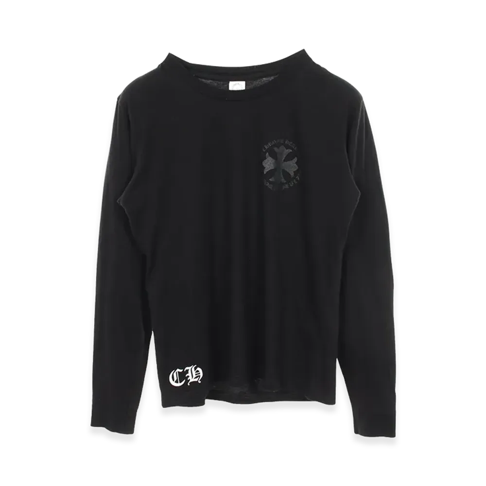 Chrome Hearts CH Plus Back Print L/S T-Shirt "Black"