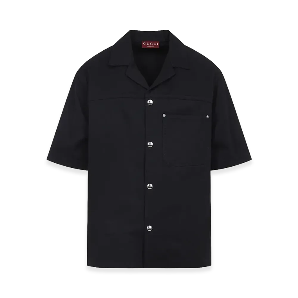 GUCCI GG Jacquard Shirt "Black"