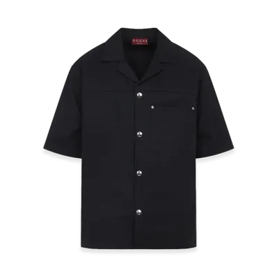 GUCCI GG Jacquard Shirt "Black"