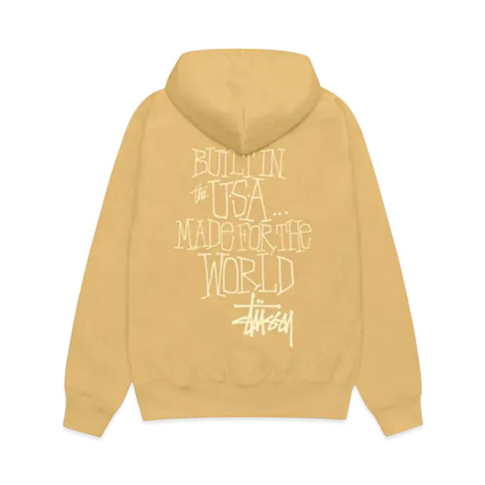 Stussy Built In Usa Hoodie "Curry"