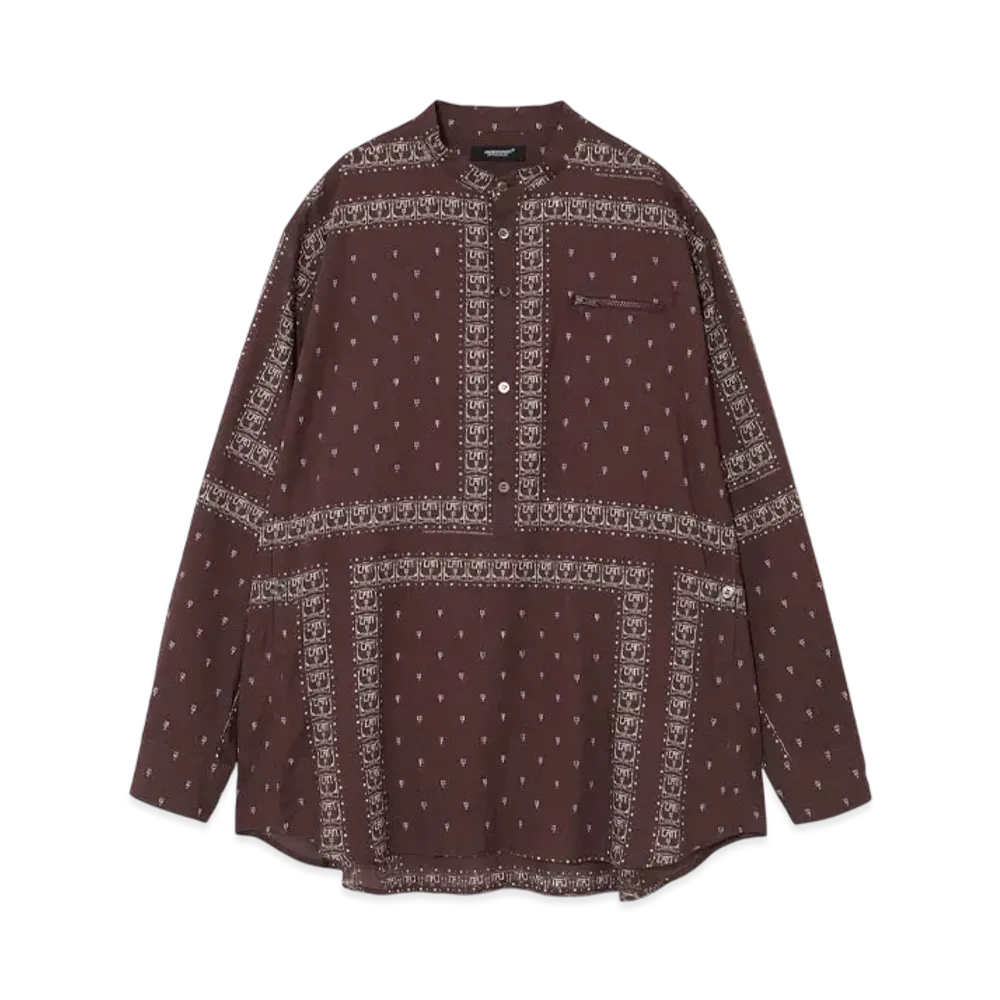 UNDERCOVER x CAN Cotton Pullover Shirt "Brown"