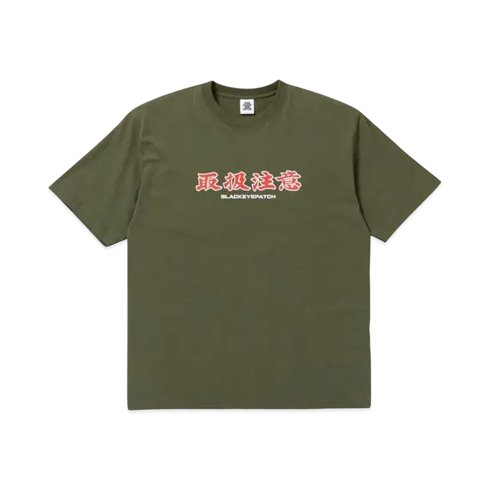 BlackEyePatch HANDLE WITH CARE TEE "Olive"