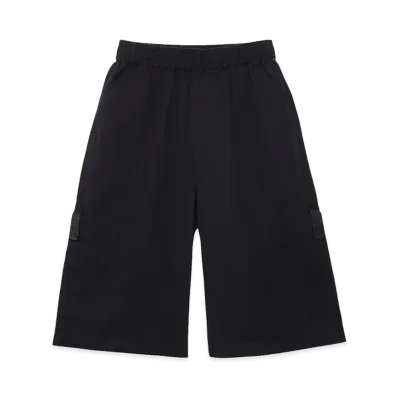 X-Girl Women's Faded Face Label Easy Shorts "Black"