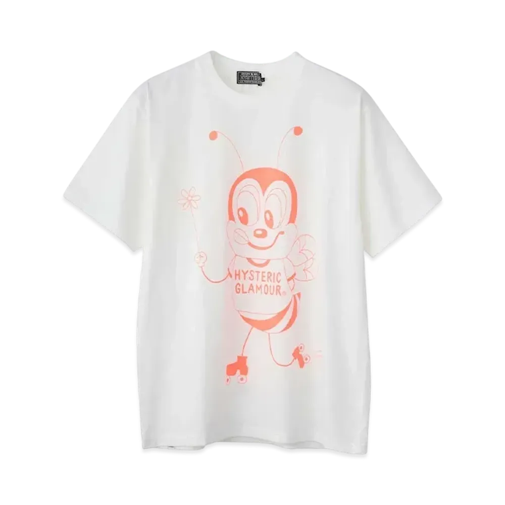 HYSTERIC GLAMOUR Hys Bee T-Shirt "White"