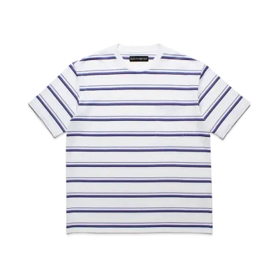 WACKO MARIA Striped T-Shirt "Off White"