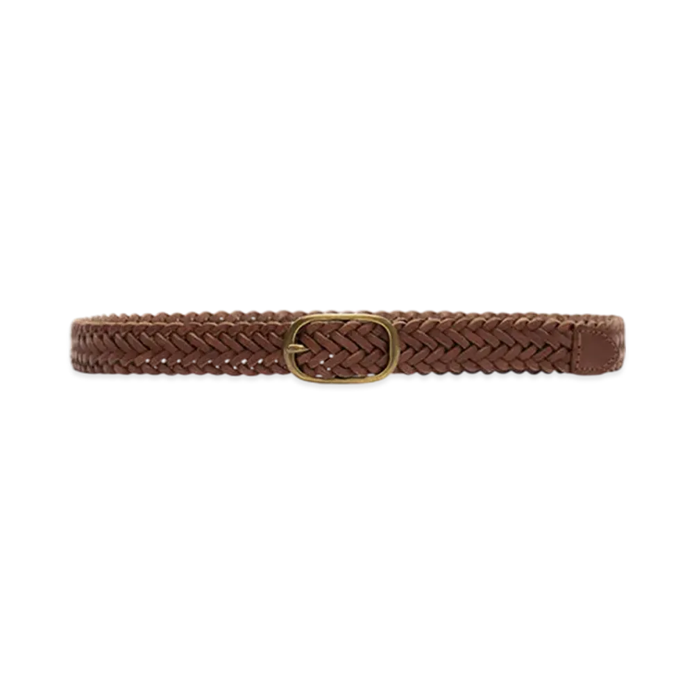 Levi's Leather Braided Belt "Brown"