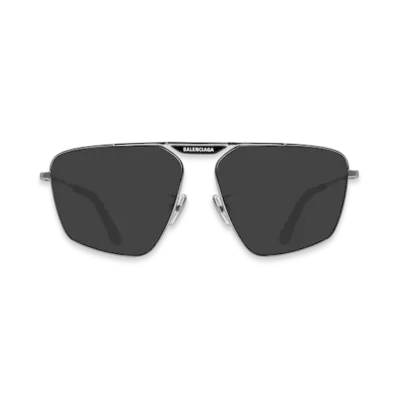 BALENCIAGA Tag 2.0 Navigator Sunglasses "Black"