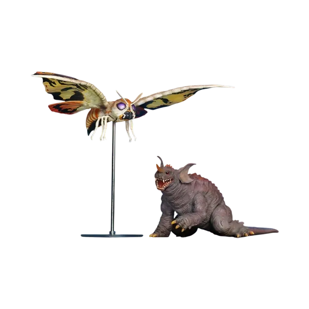 XPLUS "Toho Daikaiju series" -Godzilla, Mothra and King Ghidorah: Giant Monsters All-Out Attack- Mothra (2001) & Baragon (2001) Fierce Battle Color Ver.