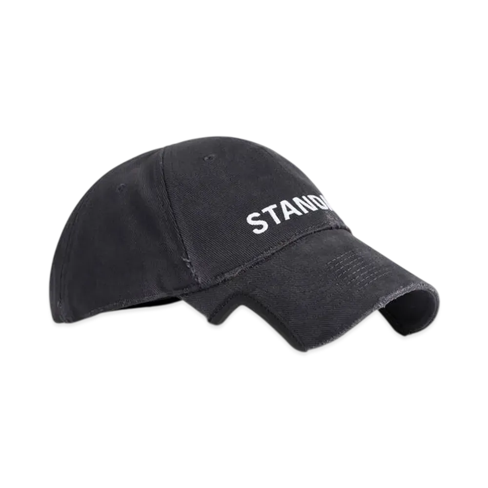 BALENCIAGA Standard Cap "Faded Black"